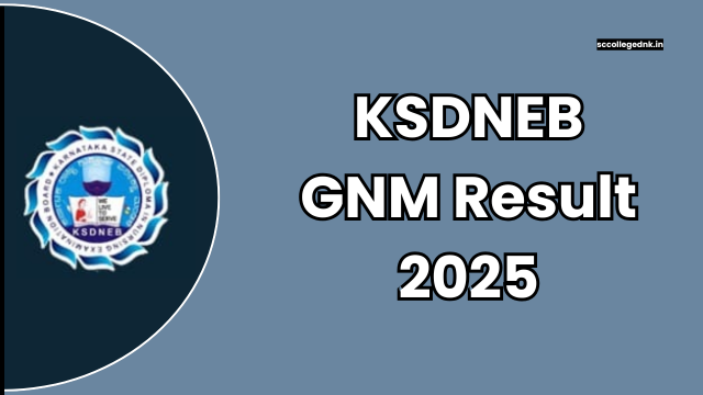 KSDNEB GNM Result 2025