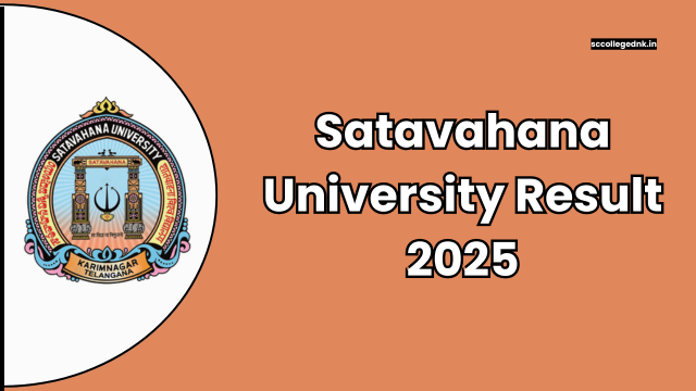 Satavahana University Result 2025