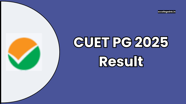 CUET PG 2025 Result