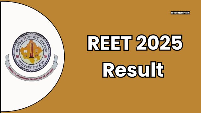 REET 2025 Result