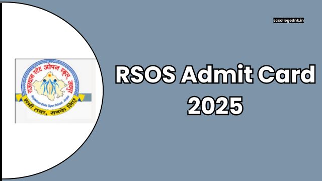 RSOS Admit Card 2025