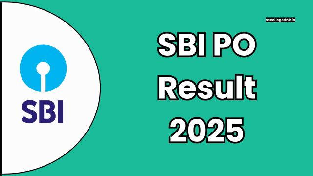SBI PO Result 2025