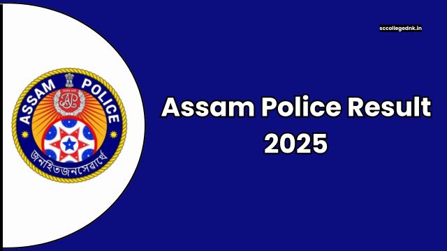 Assam Police Result 2025