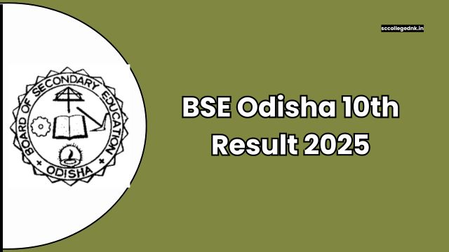 BSE Odisha 10th Result 2025