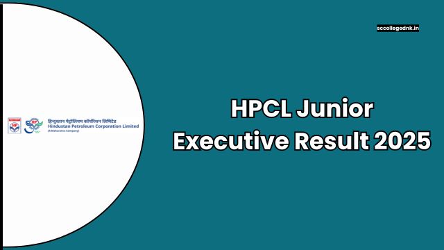 HPCL Junior Executive Result 2025