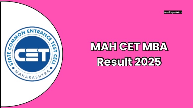 MAH CET MBA Result 2025