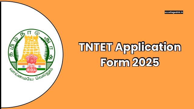 TNTET Application Form 2025